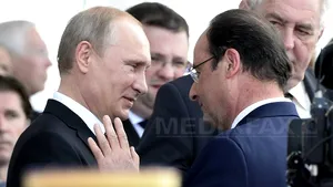 Putin îi este recunoscător lui Hollande pentru ceremoniile de sărbătorire a Debarcării din Normandia
