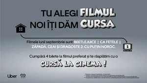 Filmul preferat îţi aduce cadou cursa de la cinema