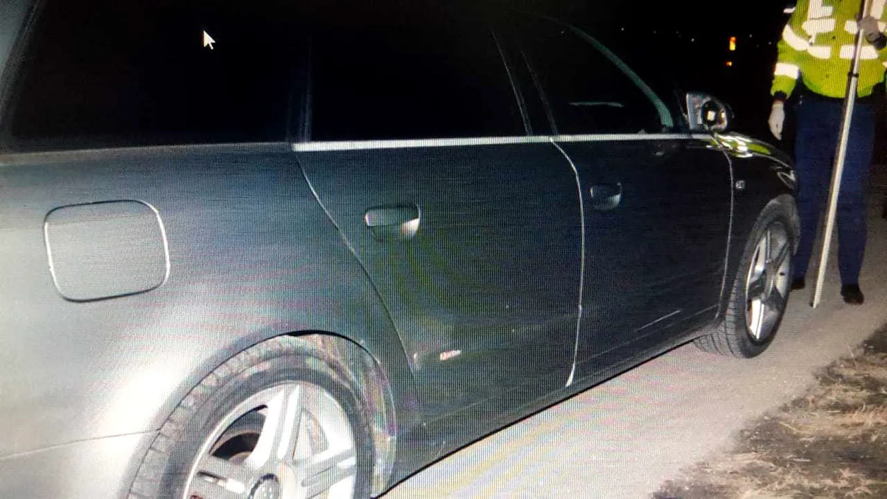 Şoferul prins cu focuri de armă, de poliţiştii din Capitală, a fost reţinut