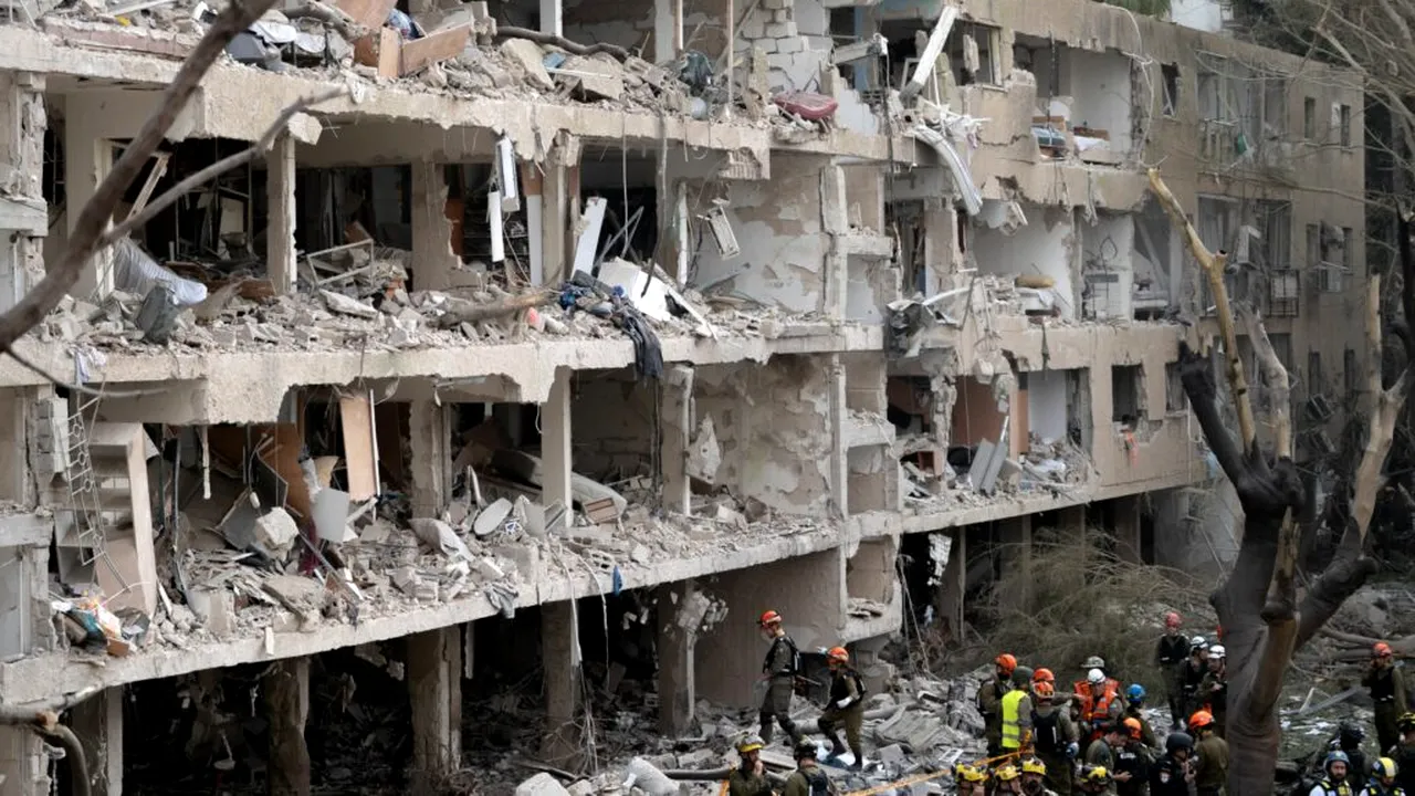 Israel: 16 persoane au fost rănite în urma atacurilor iraniene