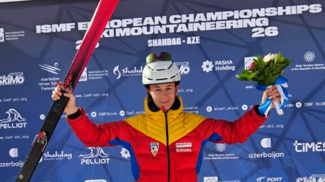 Matei Petre, campion european la schi-alpinism U18, disciplină sportivă care a debutat la JO 2026