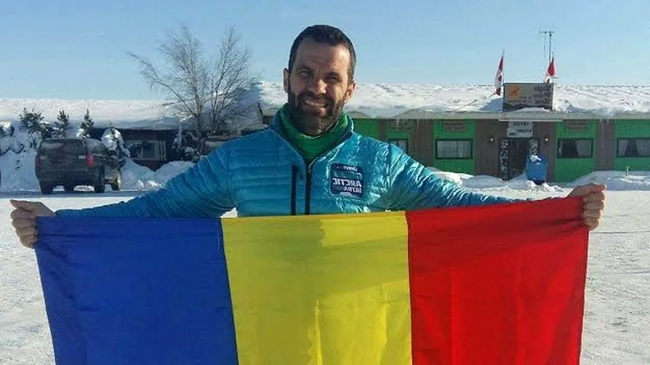 FOTO Tibi Uşeriu, singurul român care participă la cel mai greu maraton de pe planetă, conduce detaşat în competiţia “6633 Arctic Ultra”, cu un avans de 12 ore