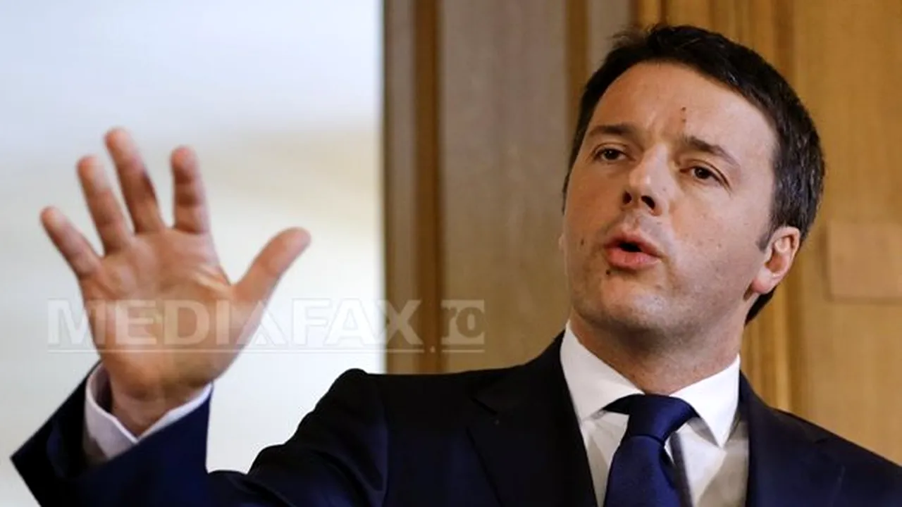 Premierul italian, Matteo Renzi va efectua o vizită oficială în Statele Unite pe data de 18 octombrie