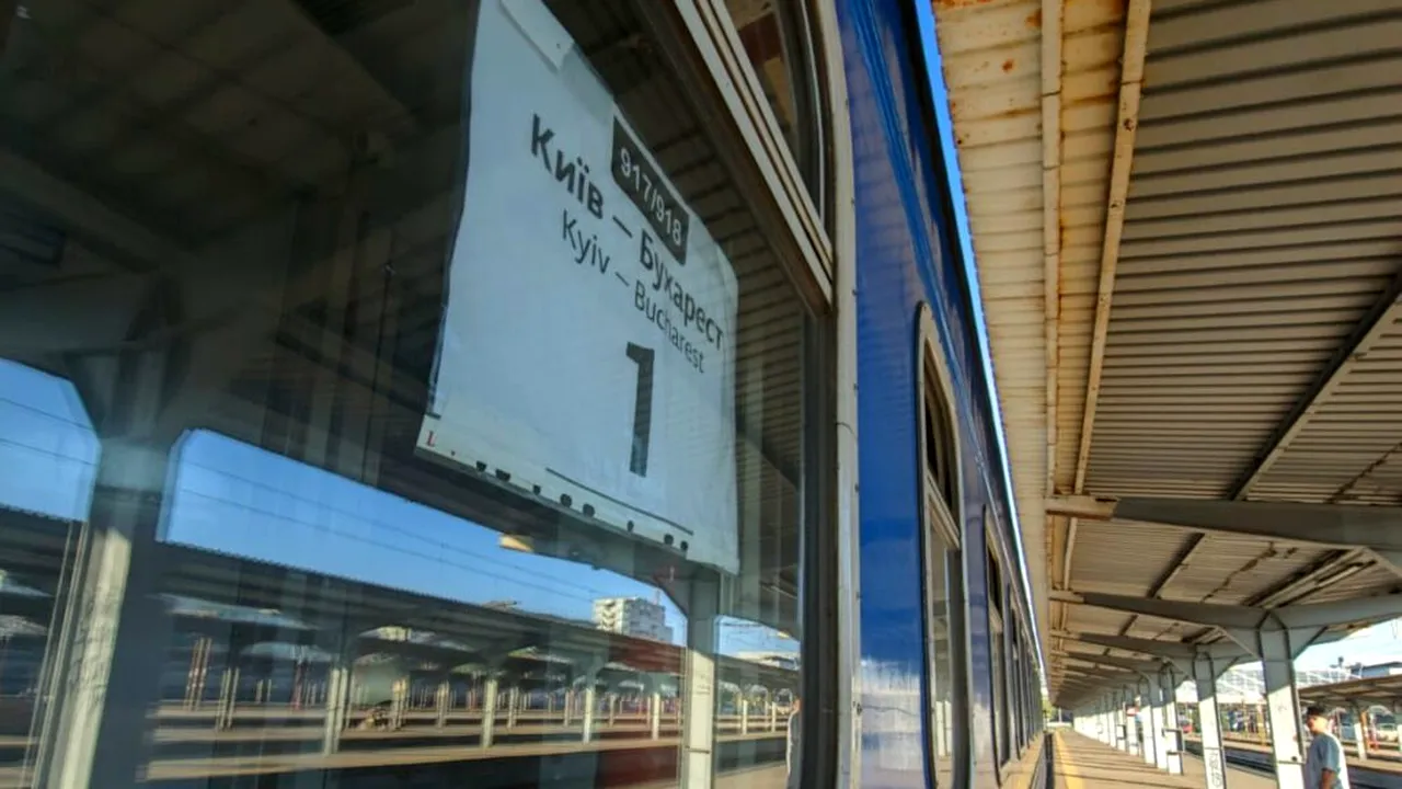 Trenul direct București–Kiev va fi reluat de săptămâna viitoare. Detalii despre călătorie și cât costă un bilet