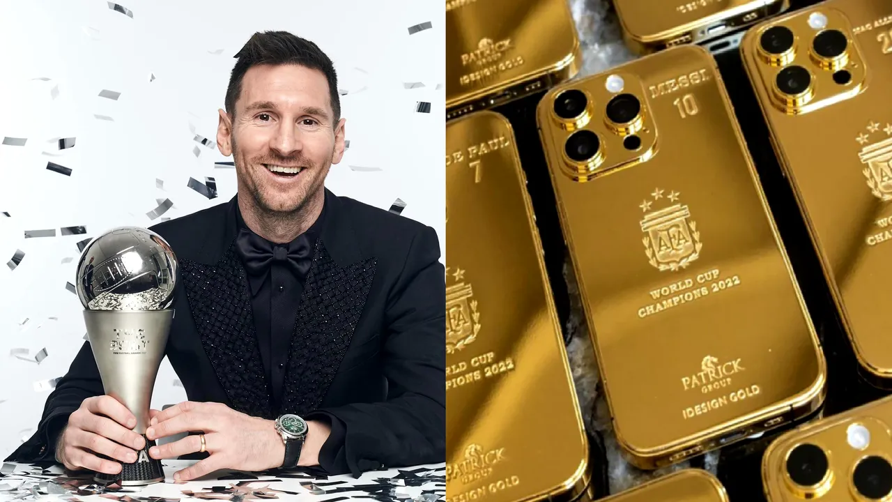 Messi a comandat 35 de iPhone-uri GOLD personalizate pentru colegii de echipă şi staff-ul Argentinei
