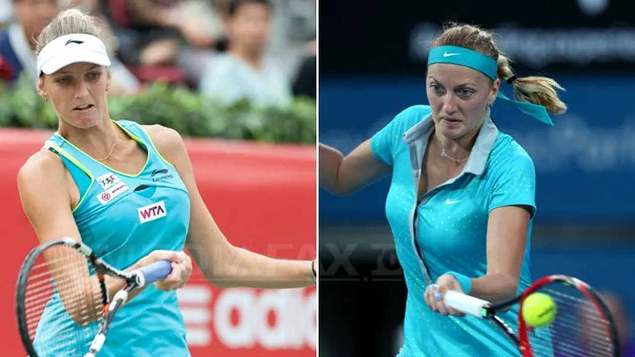 Karolina Pliskova şi Petra Kvitova s-au calificat în finală la Sydney