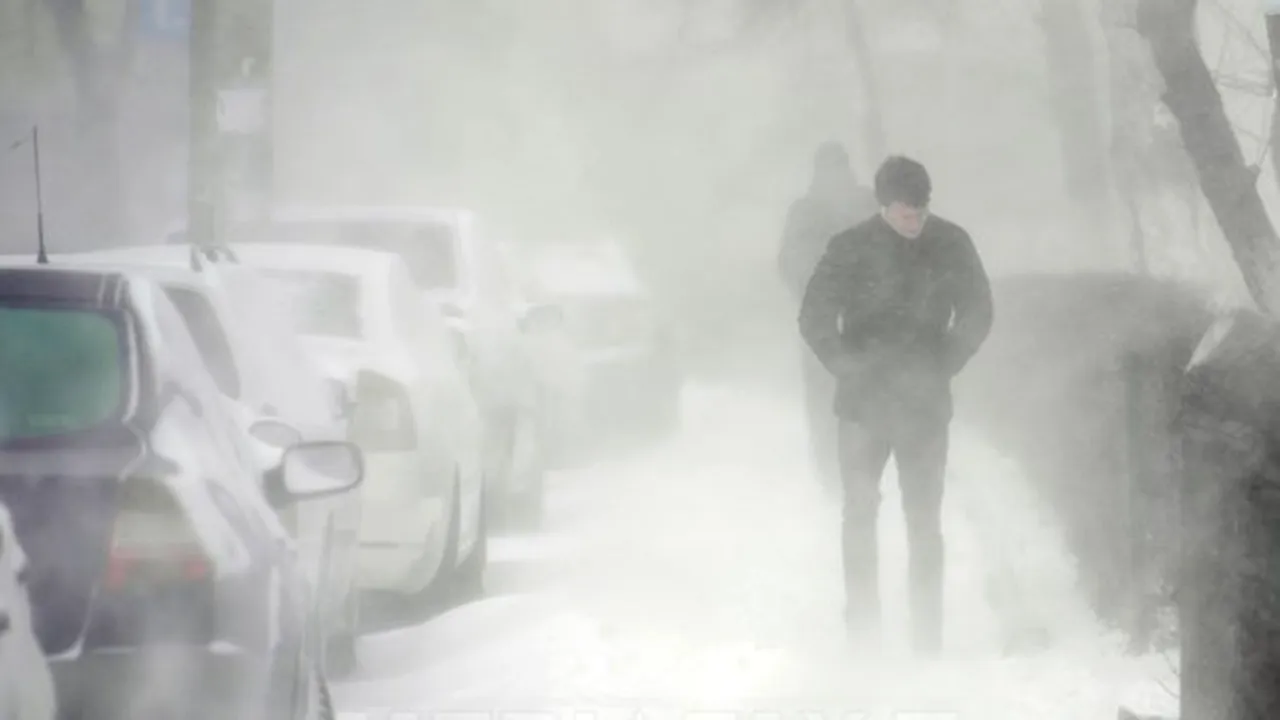 ALERTĂ METEO. ANM a emis avertizare Cod galben de ploi, ninsori şi viscol în 17 judeţe