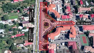 Restricții de trafic pe DN1, în zona Otopeni, pentru lucrări la viitoarea stație de metrou