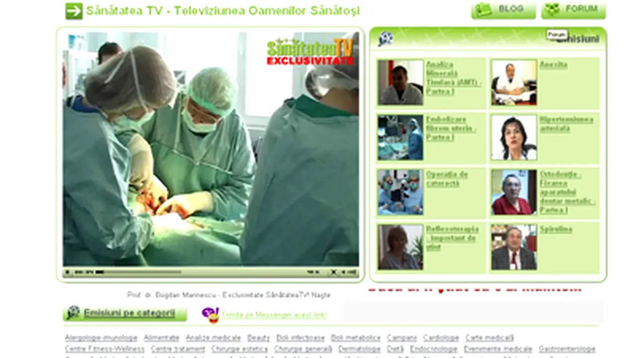 www.sănătateaTV.ro  îşi lansează „Versiunea 2.0” din 19 iunie