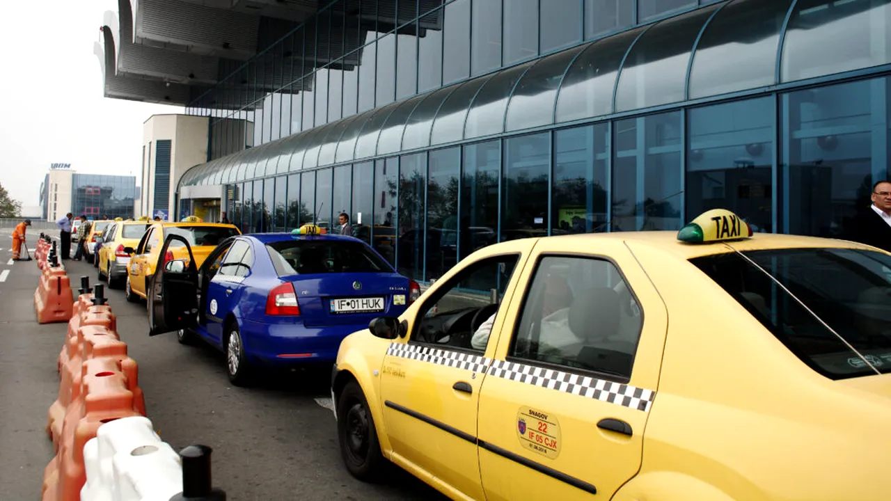 Taximertiștii din aeroporturi, controlați de polițiști și inspectori RAR