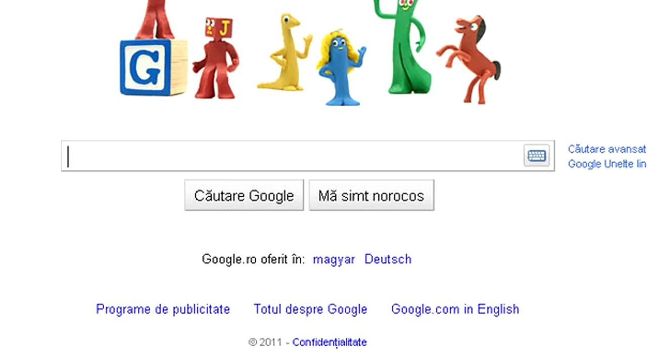 Google şi-a modificat logoul pentru a-i aduce un omagiu lui Art Clokey