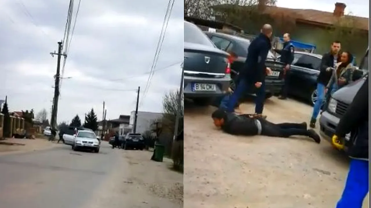 BĂTAIE cu bâte şi un topor între două familii rivale din Bolintin Vale: Trei persoane au ajuns la spital | VIDEO