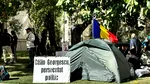 Zeci de amenzi la protestul din fața sediului Arestului Central