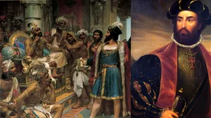 8 iulie 1497 - Vasco da Gama devine primul explorator european care călătoreşte în India 