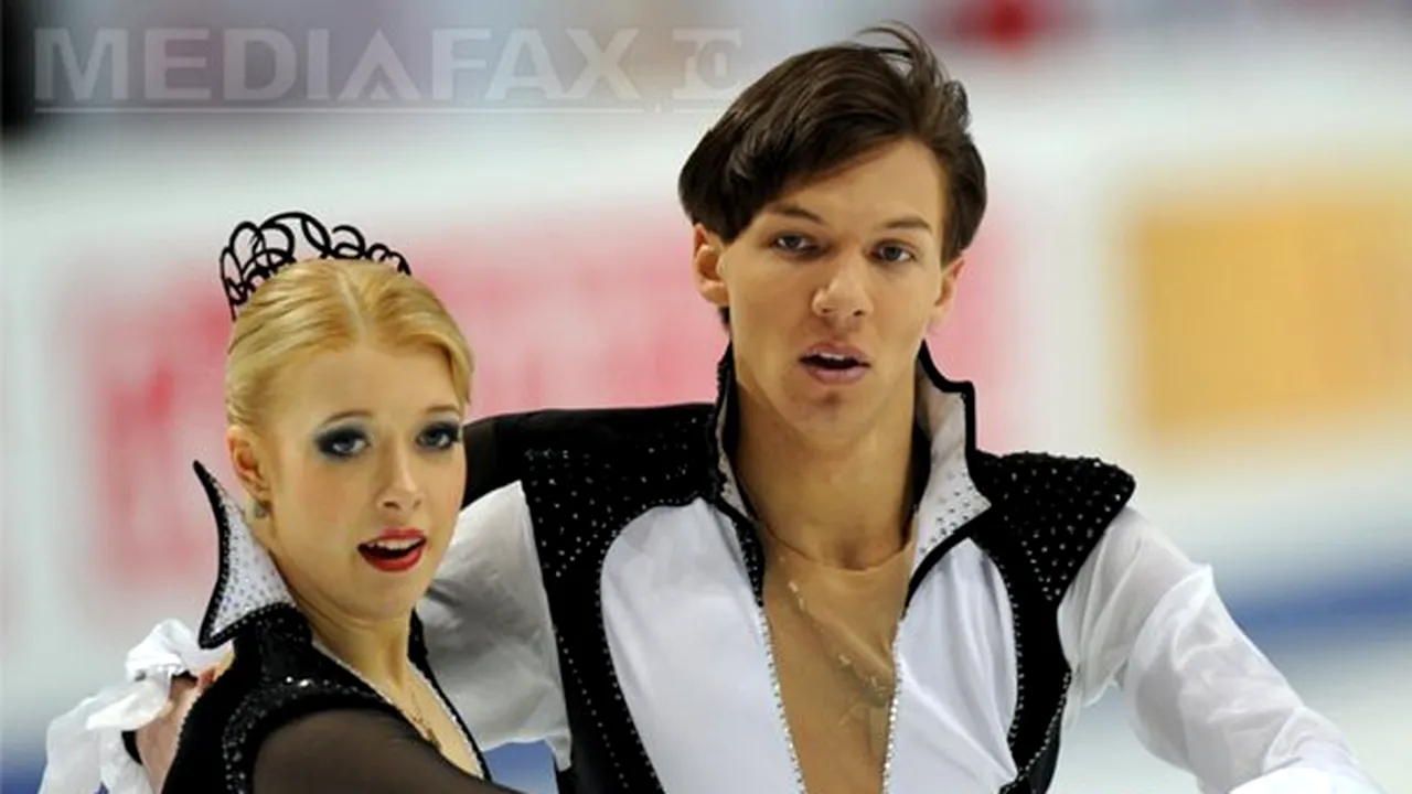 Vicecampionii Europei la probele de patinaj artistic de dans şi perechi, la Kings on Ice 2012 - VIDEO