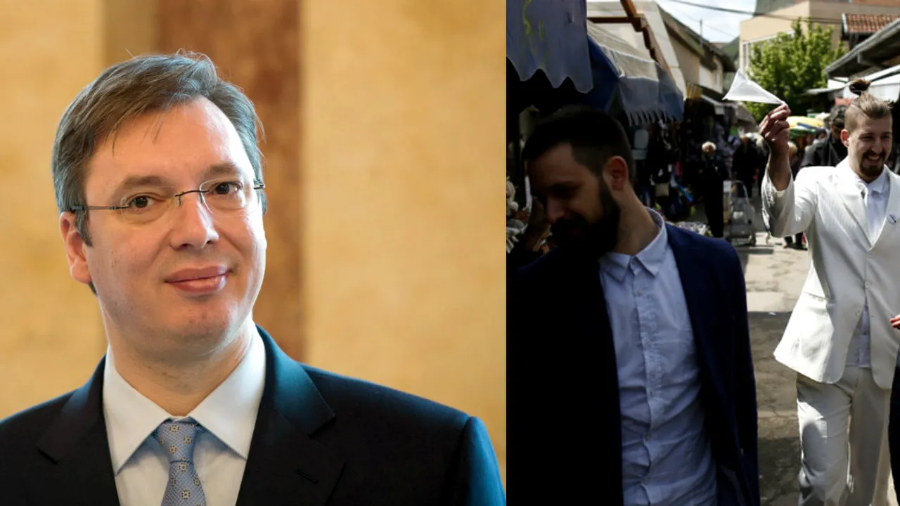 Alegeri SERBIA. Sârbii îşi aleg duminică preşedintele. Actualul premier Aleksandar Vucic este favorit, în timp ce contracandidatul său este un student care îi parodiază pe corupţi