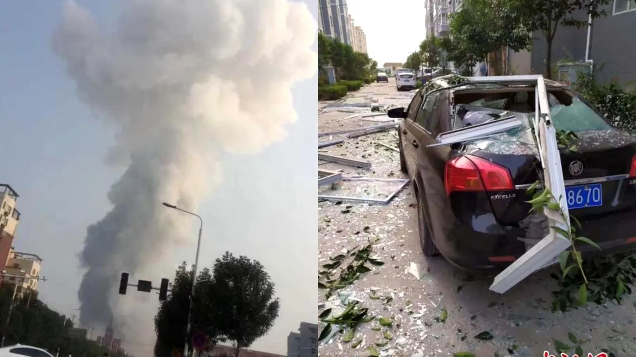 EXPLOZIE la o rafinărie de petrol din centrul Chinei: Două persoane dispărute, mai multe rănite | VIDEO