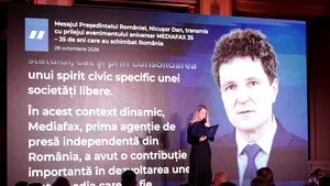 Nicușor Dan, mesaj la Gala MEDIAFAX 35: Un adevărat reper pe piața media din România