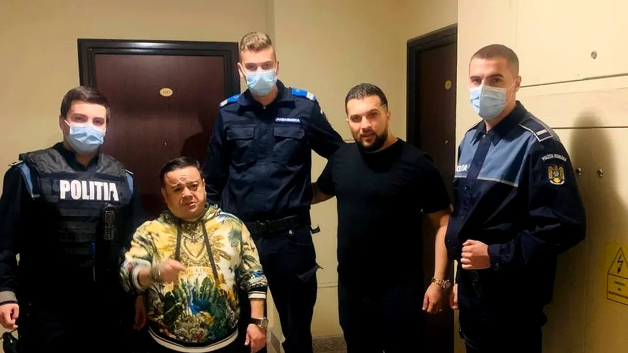 Ancheta dupa ce doi politisti si un jandarm s-au fotografiat cu Adrian Minune la petrecerea la care se aflau în misiune 
