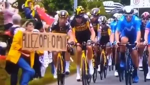 Spectatoarea care a provocat unul dintre cele mai mari accidente din istoria Turului Franţei a fost arestată