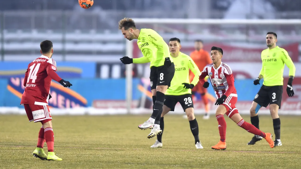 Campioana CFR Cluj se impune în secuime, la -10 grade