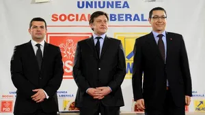 Sâmbătă, 5 februarie 2011 / 14:56:28 - PSD, PNL şi PC au înfiinţat Uniunea Social-Liberală (USL)