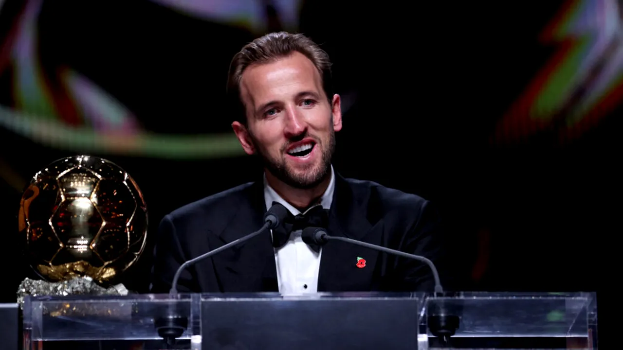 Harry Kane l-a învins pe Kylian Mbappe la o diferență de doar 28 de puncte în cursa pentru Balonul de Aur 2026