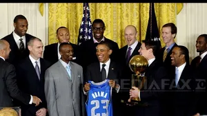Dallas Mavericks, campioana NBA, la Casa Albă