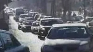 Traffic Jam On Romania’s National Road DN 1