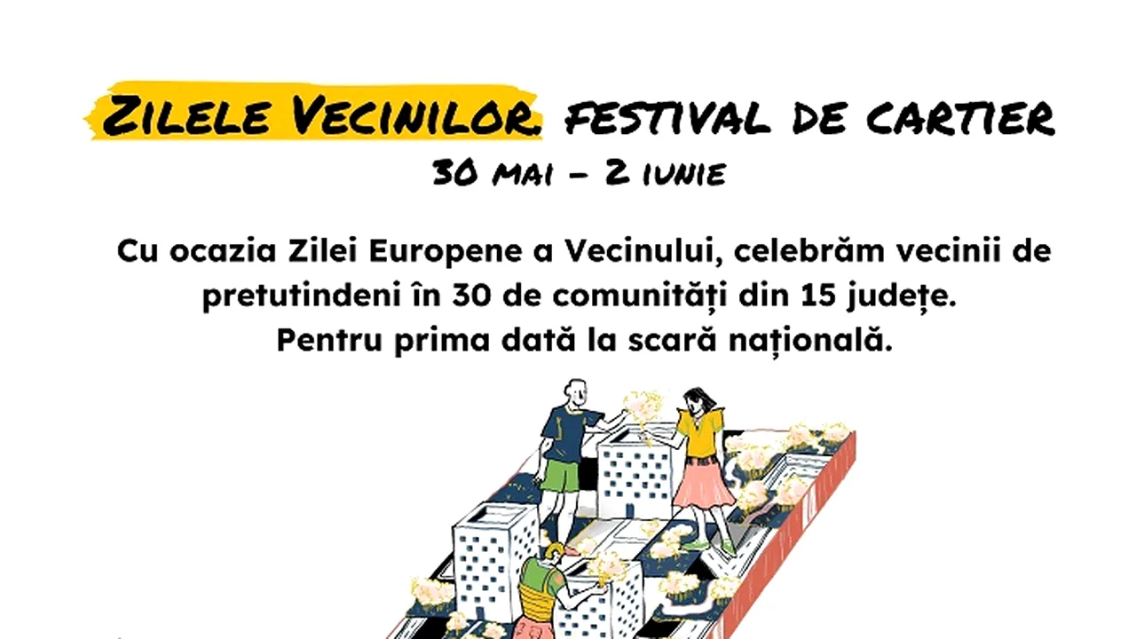 ONG-ul ÎntreVecini sărbătoreşte Ziua Europeană a Vecinilor