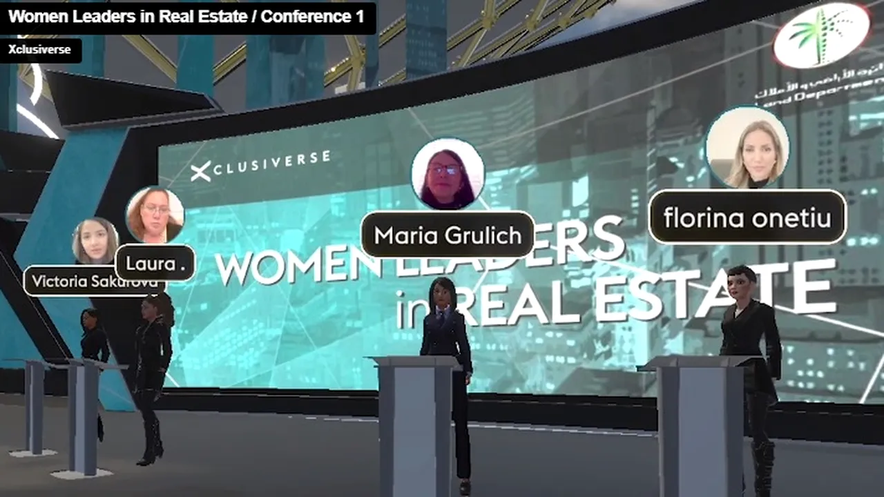 Florina Oneţiu şi Dubai Land Development au organizat prima conferinţă în metaverse din lume