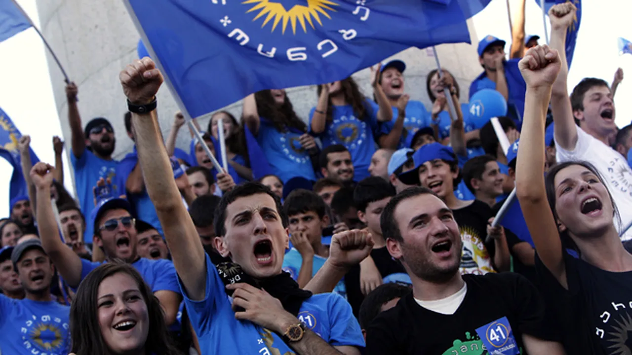 Un partid proeuropean de centru-stânga a câştigat alegerile parlamentare în Georgia