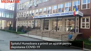 COVID-19: Donaţii pentru „armata” în halate albe. Spitalul Hunedoara a primit un aparat pentru depistarea noului coronavirus