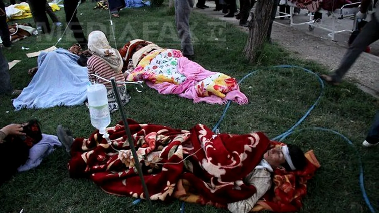 Cutremurele din Iran: 306 persoane au murit şi 3.037 au fost rănite, anunţă ministrul Sănătăţii