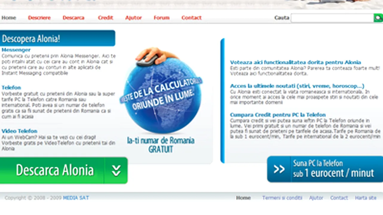 Serviciul românesc de comunicaţii online Alonia a sărbătorit un an de la lansare