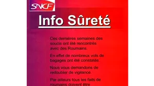 Ambasada României în Franţa nu consideră cazul afişului SNCF un 
