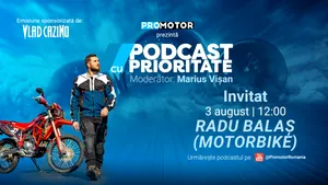 ProMotor lansează „Podcast cu Prioritate” #109. Radu Balaș (MotorBike) vorbește despre India, MotorBike Academy și viitorul creatorilor de conținut în era AI