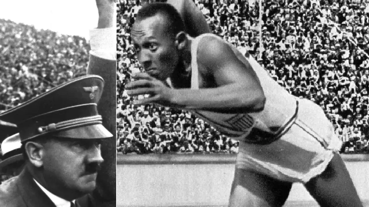 3 august 1936 - Jesse Owens, un atlet olimpic de culoare, îl sfidează pe Adolf Hitler 