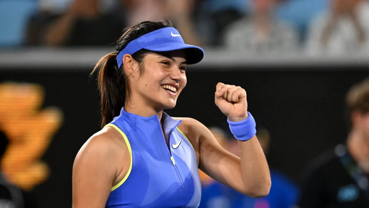 Emma Răducanu, principala favorită de la Transylvania Open, calificare rapidă în turul secund