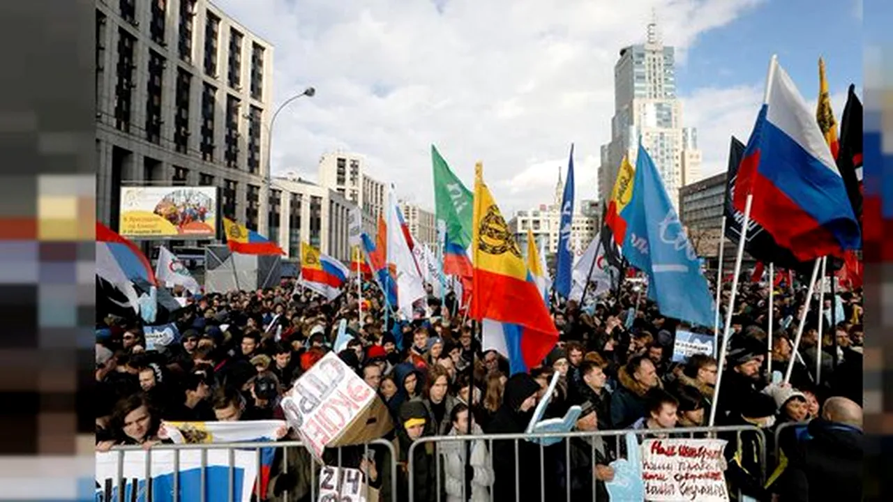 Proteste în Rusia faţă de noile restricţii privind internetul 
