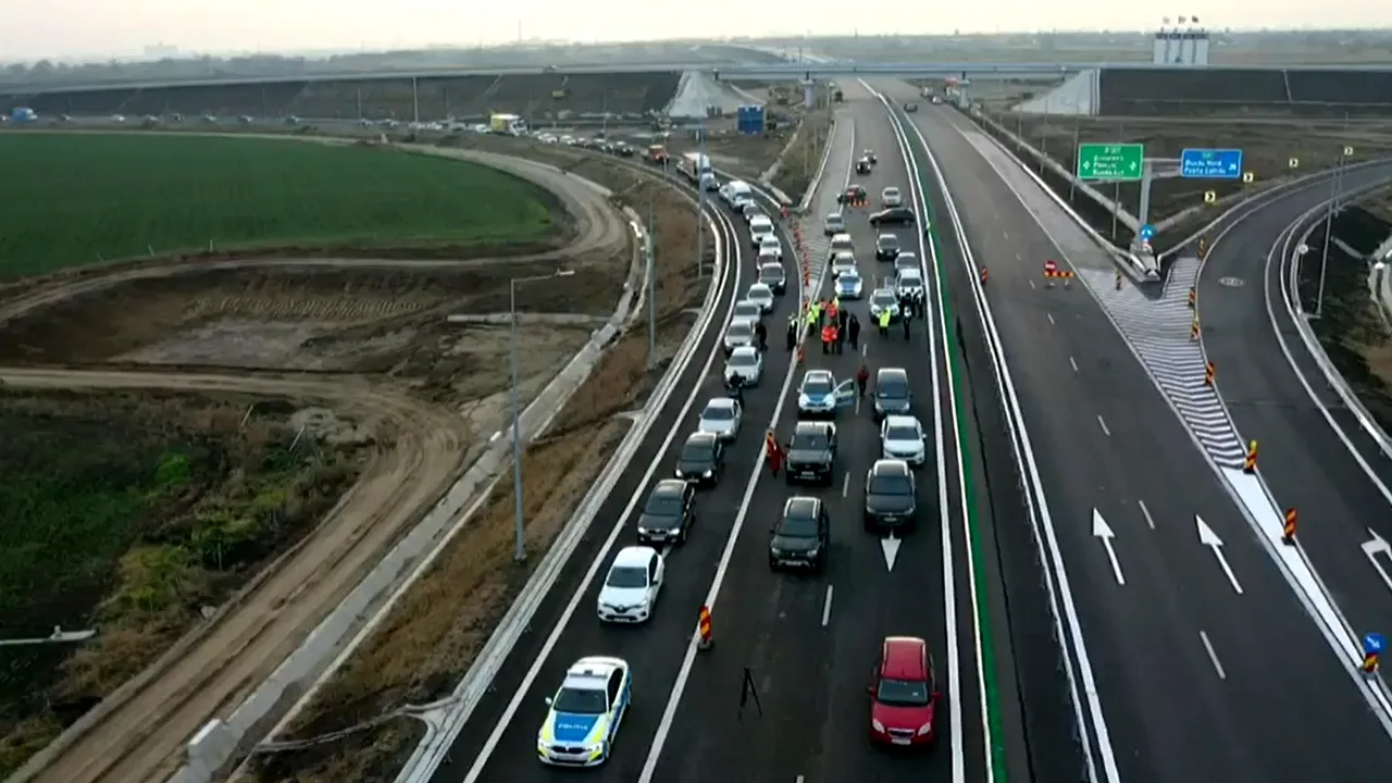 A fost deschisă circulaţia pe încă 32 de km pe autostrada A7