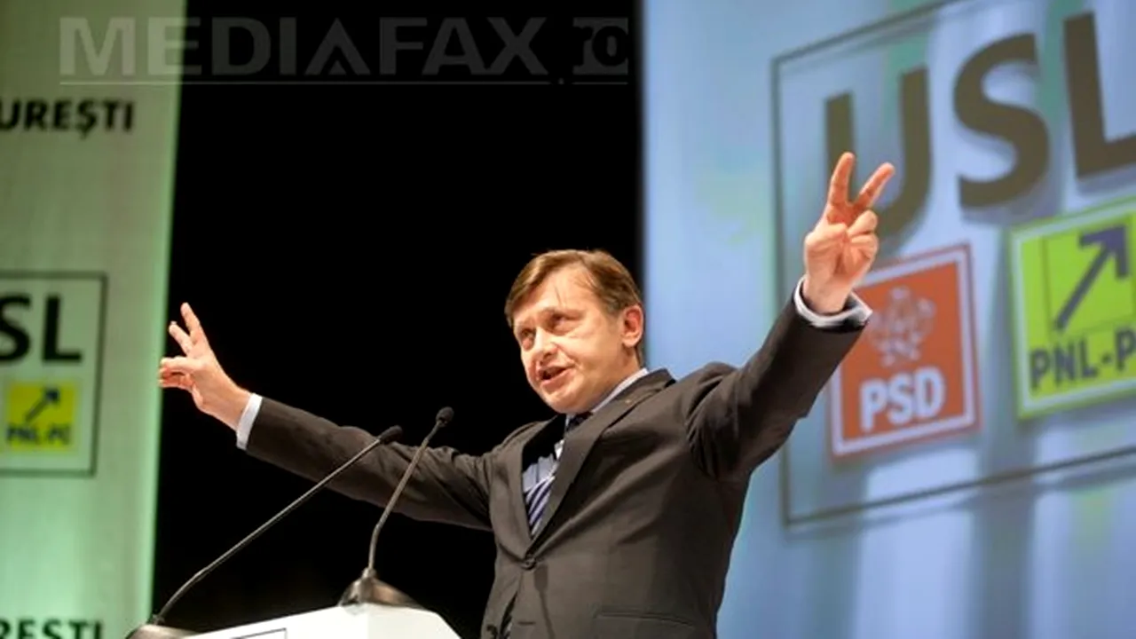 Crin Antonescu: După alegeri vom avea cea mai largă majoritate. Va fi mai mare decât FSN în 1990