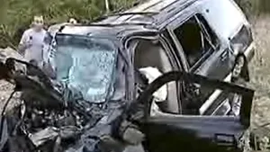 Giurgiu: Trei morţi şi 15 răniţi în urma unui accident rutier (Video)