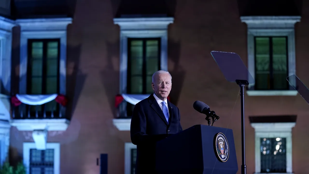 Discurs istoric al lui Joe Biden la Varşovia: SUA sunt alături de Ucraina, care este în prima linie în 
