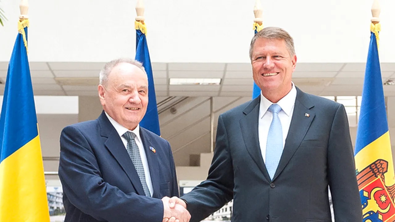 Iohannis, la întâlnirea cu Timofti: România este 