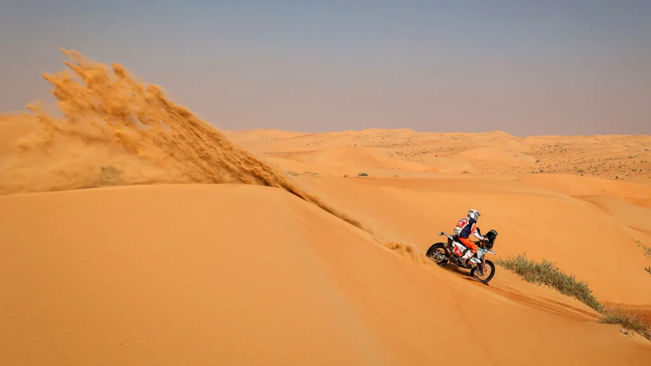 Pilotul român Emanuel Gyenes câștigă etapa a 2-a din Raliul Dakar și rămâne lider la clasa Original