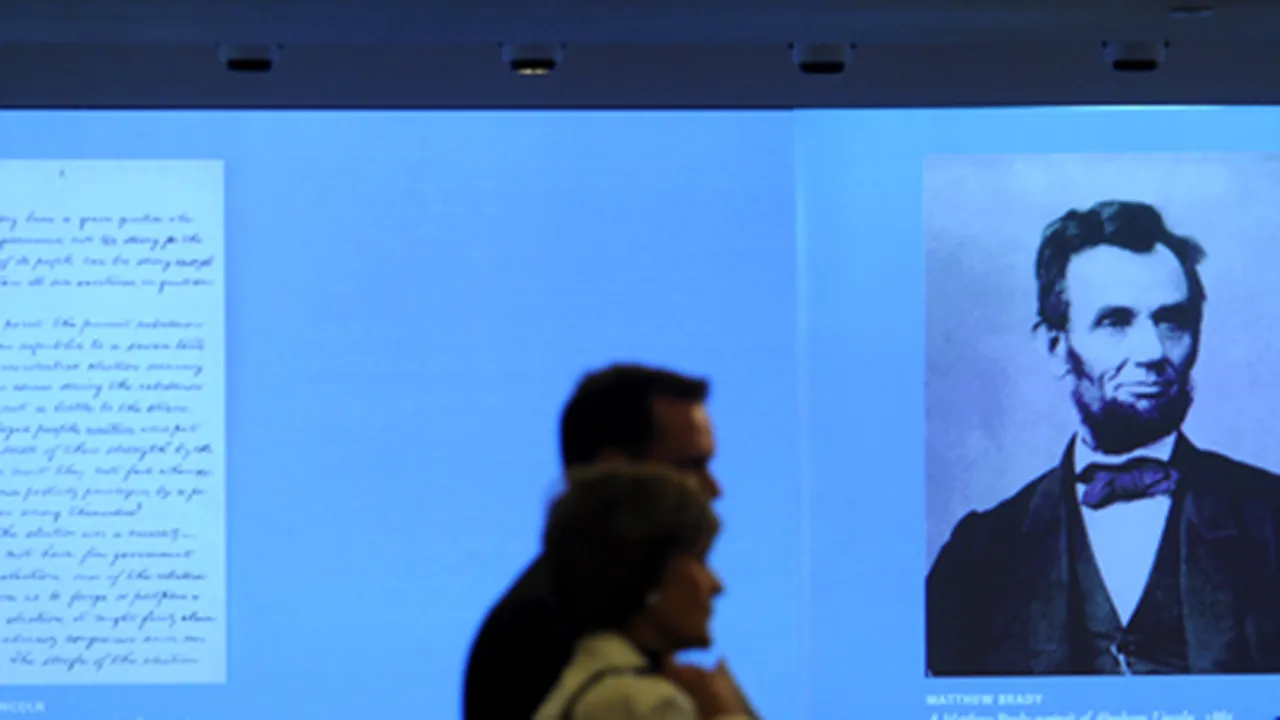 Sumă record pentru un manuscris al lui Abraham Lincoln (Galerie Foto)