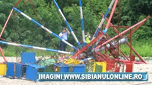 Trei copii răniţi într-un parc de distracţii din Sibiu