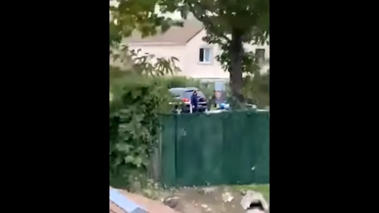 VIDEO Atacul de lângă Paris. Momentul în care elevul, care l-a decapitat pe profesorul de istorie din motive religioase, a fost ucis 
