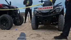 Alertă pe litoral. Fragment de dronă descoperit pe plaja Belona din Eforie Nord